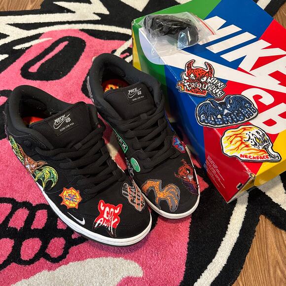Nike SB Dunk Low Pro QS Neckface - Size 11 - Used - Picture 1 of 7